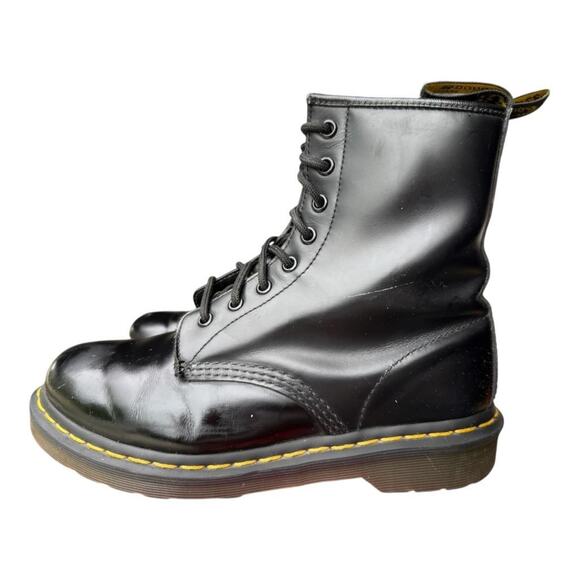 Dr. Martens Shoes - Dr Martens 1460 8 Eye Black Leather Boot Women US Size 8